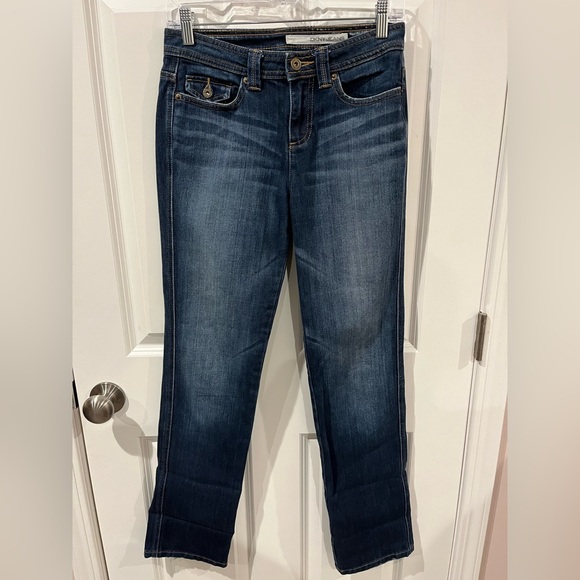 Dkny Denim - DKNY Jeans Blue Straight Leg Size 2